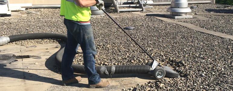 Karic Rooftop Vacuuming